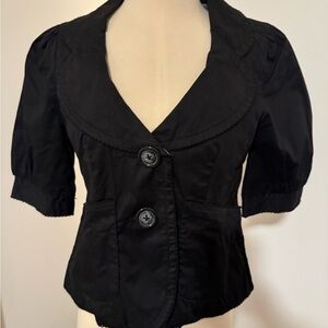 Elevenses Black and Green Blazer